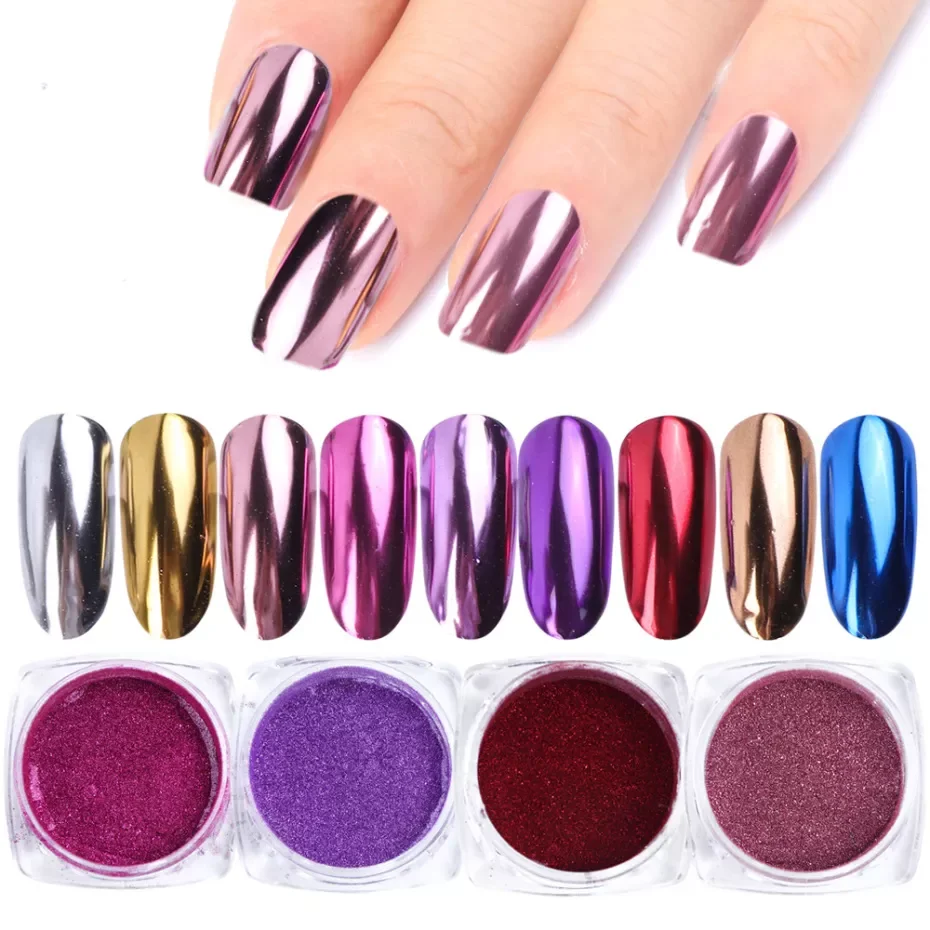 NEW IN Nail Mirror Glitter Powder Metallic Color Nail Art Gel Polishing Chrome Flakes Pigment Dust Decorations Manicure TRC/ASX-
NEW IN Nail Mirror Glitter Powder Metallic Color Nail Art Gel Polishing Chrome Flakes Pigment Dust Decorations Manicure TRC/ASX-