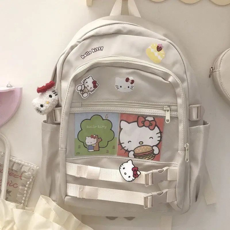Sanrio Backpacks Hello Kitty Kawaii Cartoon Campus Versatile High Capacity Light Leisure Girls Student Bag
Sanrio Backpacks Hello Kitty Kawaii Cartoon Campus Versatile High Capacity Light Leisure Girls Student Bag