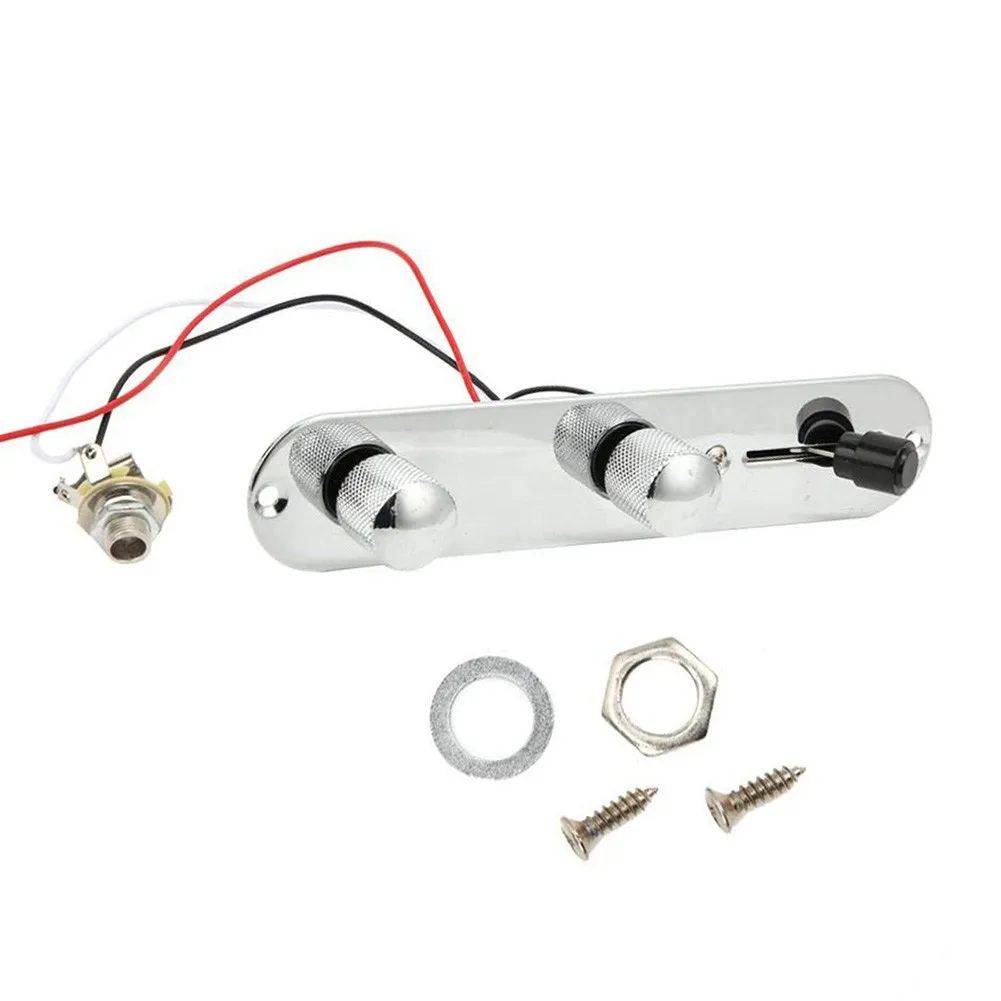 3 Way Prewired Control Plate Control For Telecaster Style Guitar Loaded Metal Plate Pre-wired Supplies With Screws
3 Way Prewired Control Plate Control For Telecaster Style Guitar Loaded Metal Plate Pre-wired Supplies With Screws