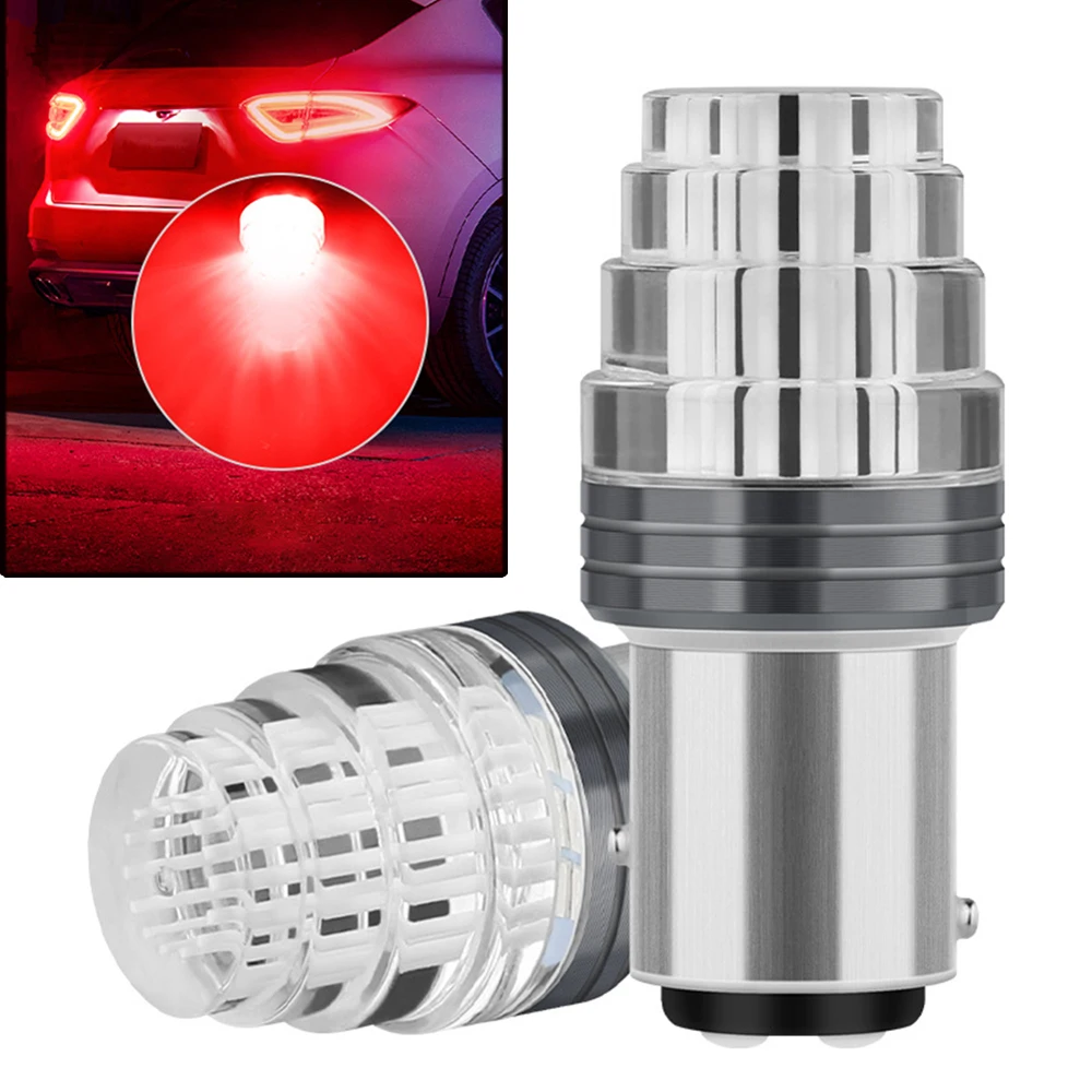 2pcs Red Car LED Brake Strobe Stop Turn Signal Lamp Tail Light Bulbs 1157 2057 BAY15D 2835-SMD Flashing Brake Lights
2pcs Red Car LED Brake Strobe Stop Turn Signal Lamp Tail Light Bulbs 1157 2057 BAY15D 2835-SMD Flashing Brake Lights
