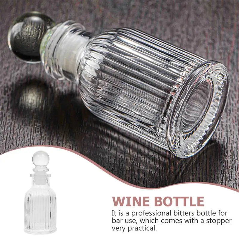 Glass Bitters Bottle Transparent Cocktail Bitters Bottle Bar Exquisite Mini Glass Bottle
Glass Bitters Bottle Transparent Cocktail Bitters Bottle Bar Exquisite Mini Glass Bottle