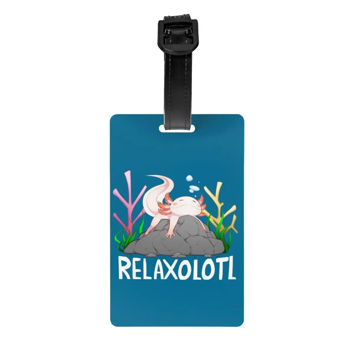Индивидуальная Расслабляющая багажная бирка Relaxolotl Axolotl с именной картой саламандром, Обложка для личной безопасности животных, идентификационная бирка для чемодана, дорожной сумки
Индивидуальная Расслабляющая багажная бирка Relaxolotl Axolotl с именной картой саламандром, Обложка для личной безопасности животных, идентификационная бирка для чемодана, дорожной сумки