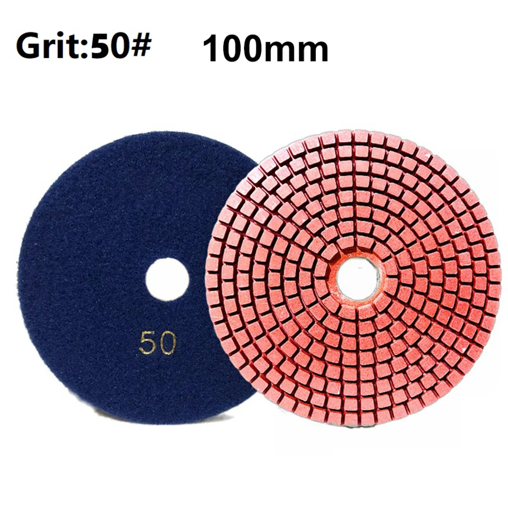 4 Inch 100mm Dry/wet Diamond Polishing Pads Flexible Grinding Discs For Granite Marble Stone Concrete Floor Polishing Part Tool
4 Inch 100mm Dry/wet Diamond Polishing Pads Flexible Grinding Discs For Granite Marble Stone Concrete Floor Polishing Part Tool