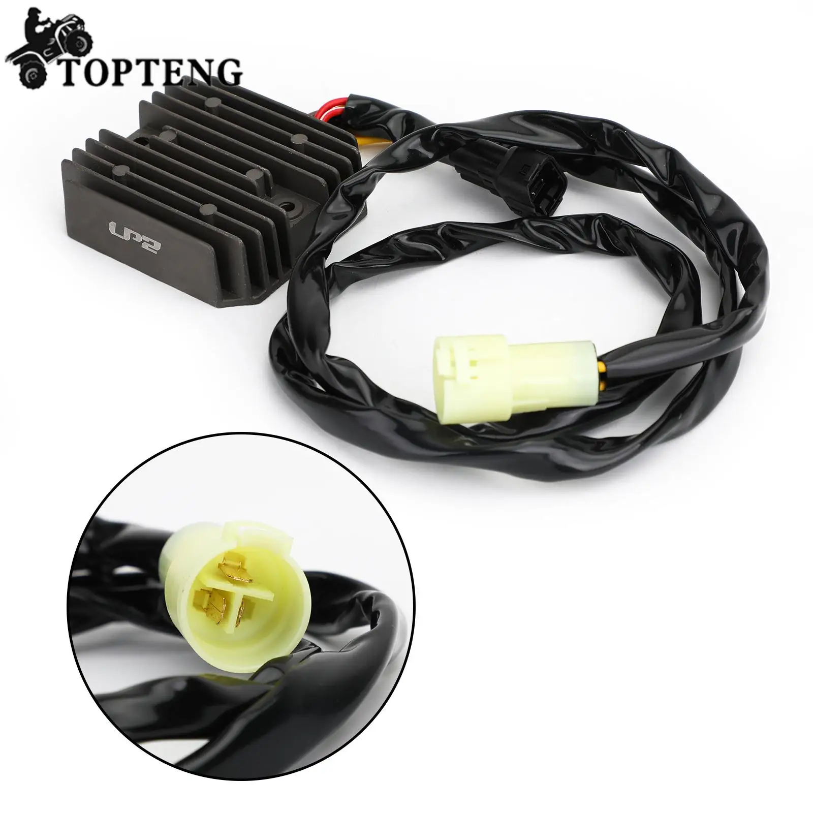 

Topteng For Arctic Cat ATV 650 V-Twin FIS 2004 2005 2006 4x4 V2 LE Automatic 0430-046 0430-035 Voltage Regulator Rectifier