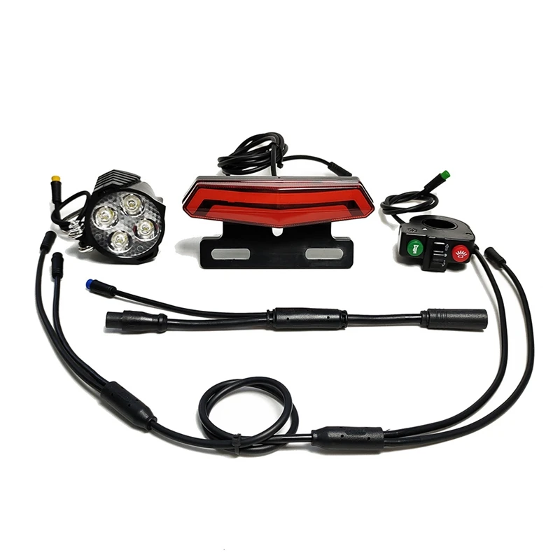 24-60V E-Bike Headlight And Tail Light Brake Lamp With Horn For Bafang BBSHD Waterproof Electric Bike Front Rear Light
24-60V E-Bike Headlight And Tail Light Brake Lamp With Horn For Bafang BBSHD Waterproof Electric Bike Front Rear Light