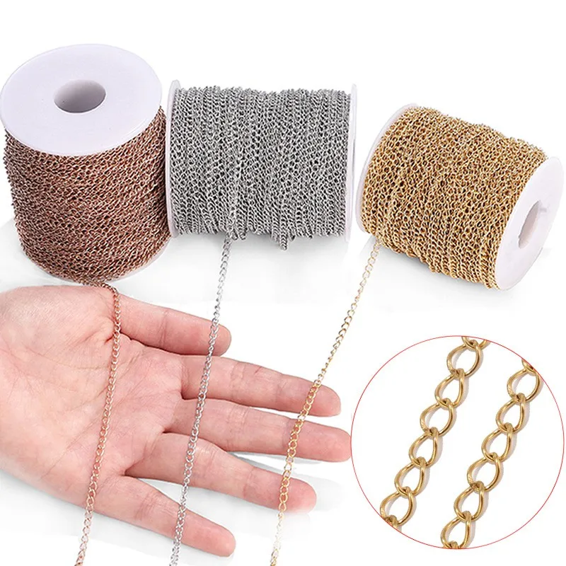 Gold Plate Stainless Steel Extension Chain Adjustable Chain Tail Chain For diy Jewlry Necklace Accessories
Gold Plate Stainless Steel Extension Chain Adjustable Chain Tail Chain For diy Jewlry Necklace Accessories