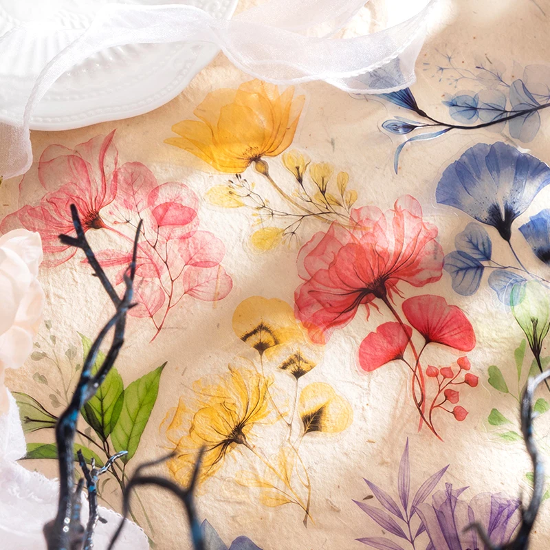 10Sheets Decorative Stickers Material collage crystal flower shadow PET plant Literary planner base Paper Scrapbooking 20*9CM
10Sheets Decorative Stickers Material collage crystal flower shadow PET plant Literary planner base Paper Scrapbooking 20*9CM
