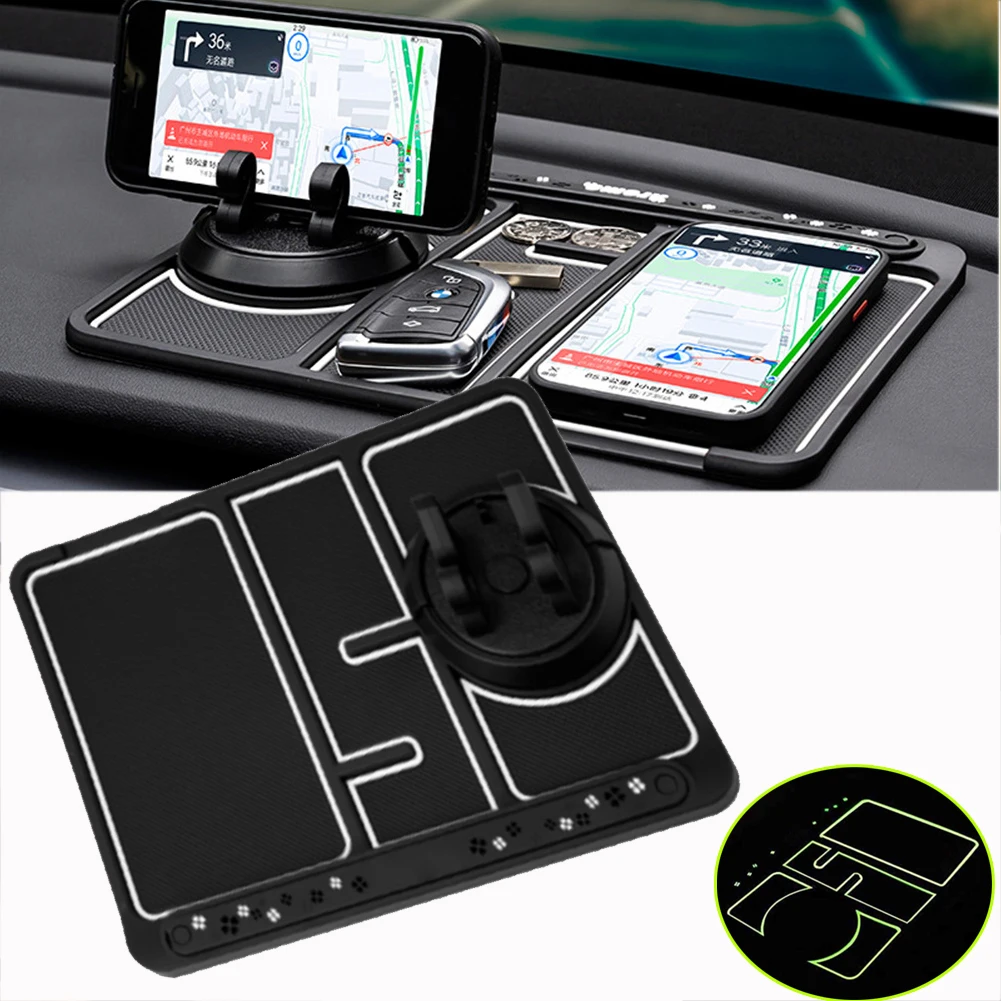 4-In-1 Car Non-Slip Phone Pad Mat Glow-In-The-Dark Phone Pad For Car Universal Auto Phone Holder Non-Slip Phone Pad Car Accessor
4-In-1 Car Non-Slip Phone Pad Mat Glow-In-The-Dark Phone Pad For Car Universal Auto Phone Holder Non-Slip Phone Pad Car Accessor