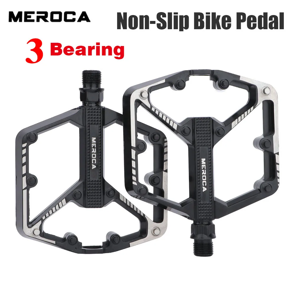MEROCA Mountain Bike Pedal 3 Bearing Double DU Aluminium Alloy Ultralight Hollow Bicycle Pedals Antiskid Panel MTB Bike Parts
MEROCA Mountain Bike Pedal 3 Bearing Double DU Aluminium Alloy Ultralight Hollow Bicycle Pedals Antiskid Panel MTB Bike Parts
