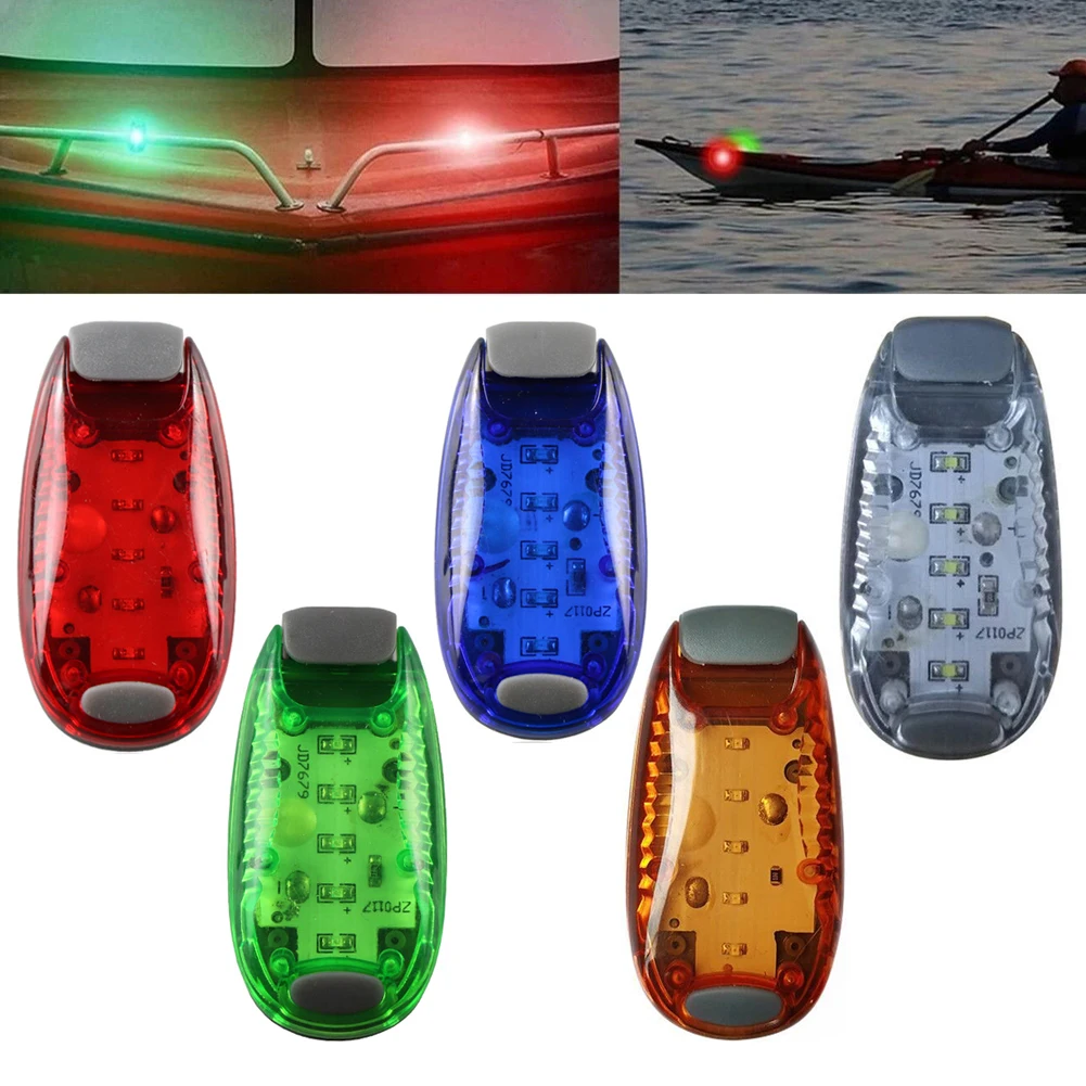 2Pcs Boat Navigation LED Lights Set Side Marker Signal Lamp With A Back Clip For Marine Boat Fishing White / Orange / Blue
2Pcs Boat Navigation LED Lights Set Side Marker Signal Lamp With A Back Clip For Marine Boat Fishing White / Orange / Blue