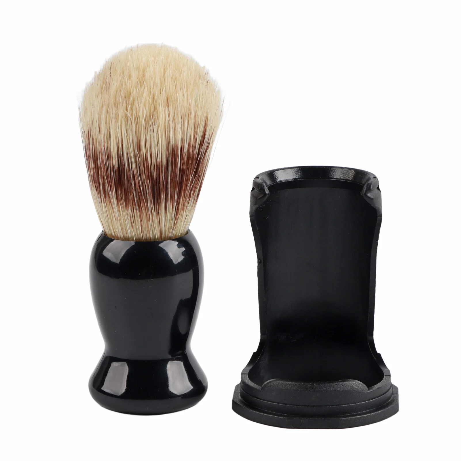 Men's Shaving Brush Face Cleaning Bristle Soft Hair Shaving Brush with Black Drip Stand Holder 
Men's Shaving Brush Face Cleaning Bristle Soft Hair Shaving Brush with Black Drip Stand Holder