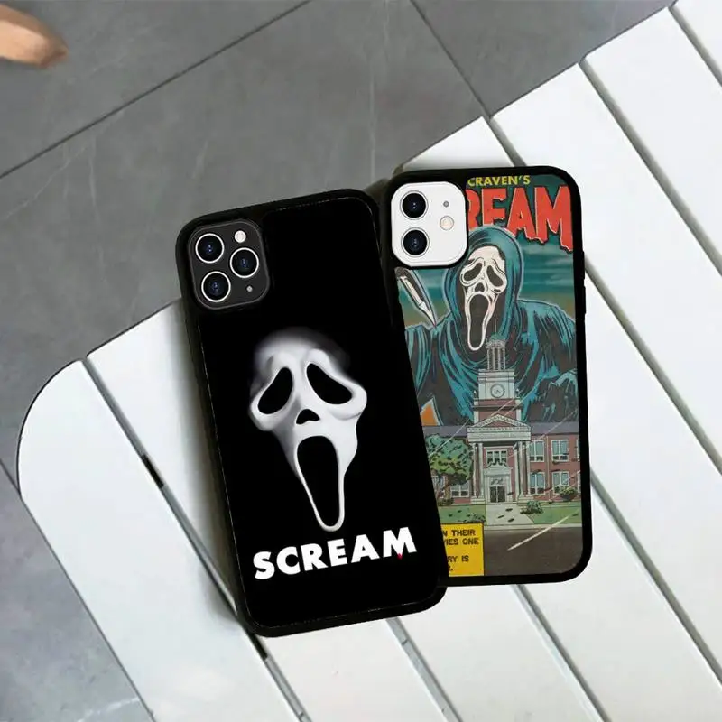 Ghostface Scream Terror Horror Phone Case Silicone PC+TPU Case for iPhone 11 12 13 Pro Max 8 7 6 Plus X SE XR Hard Fundas
Ghostface Scream Terror Horror Phone Case Silicone PC+TPU Case for iPhone 11 12 13 Pro Max 8 7 6 Plus X SE XR Hard Fundas