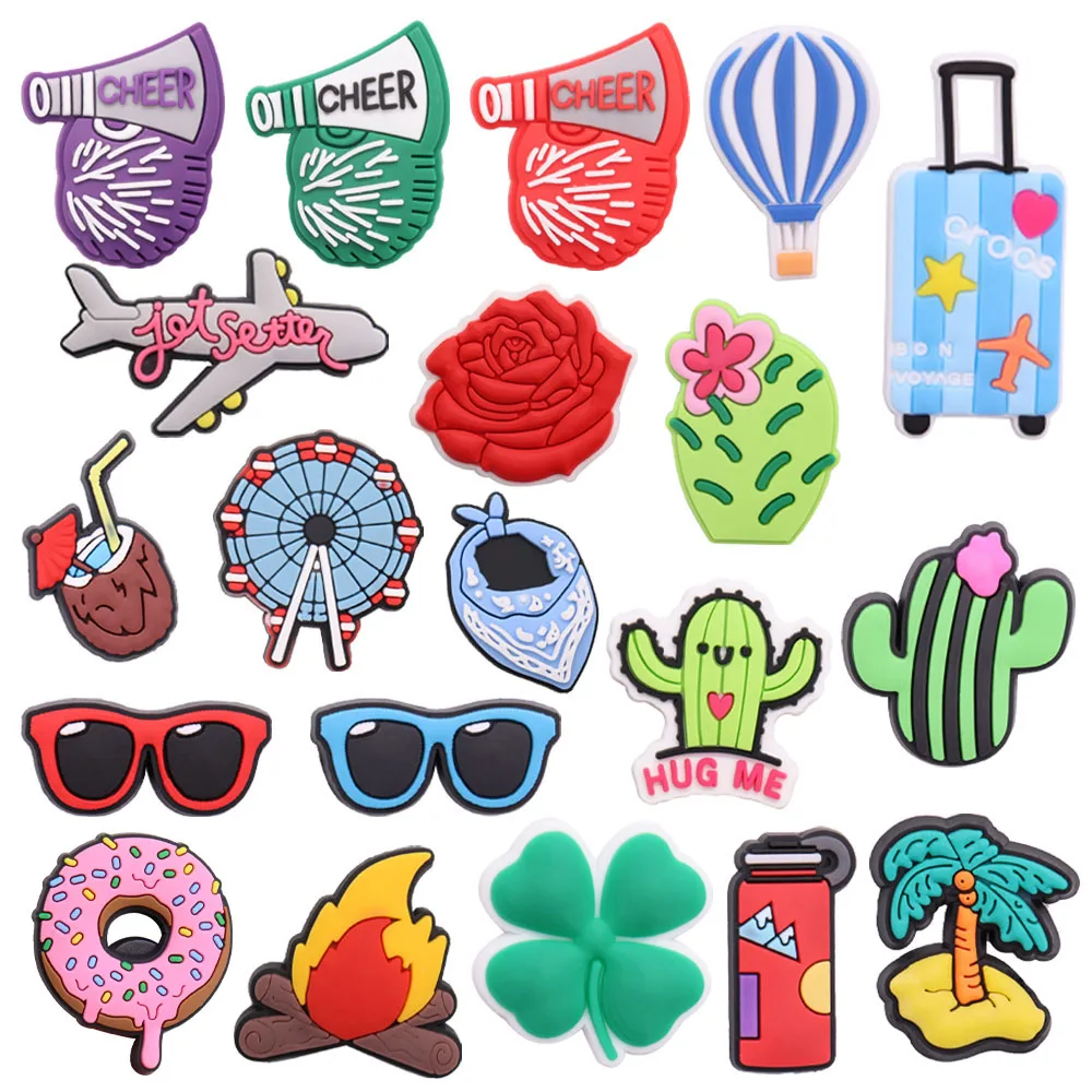 1-20pcs Cheer Sunglasses Donut Rose Shoes Button Kids Cactus Buckle Decorations Fit Croc Jibz Birthday Gifts
1-20pcs Cheer Sunglasses Donut Rose Shoes Button Kids Cactus Buckle Decorations Fit Croc Jibz Birthday Gifts