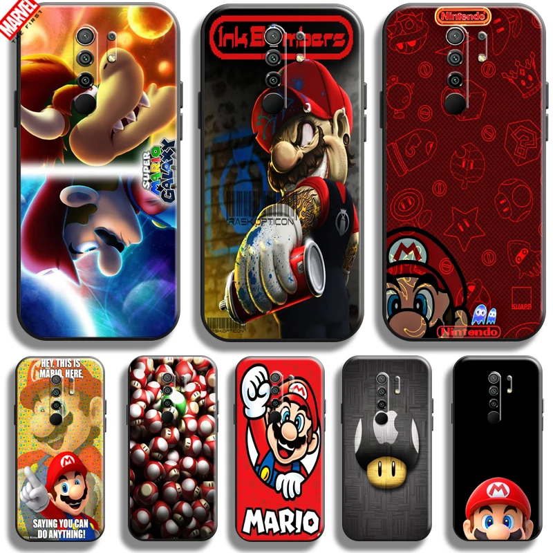 Cartoon Super Mario Bros For Xiaomi Redmi 9 Phone Case For Redmi 9 Back Carcasa Black Coque
Cartoon Super Mario Bros For Xiaomi Redmi 9 Phone Case For Redmi 9 Back Carcasa Black Coque