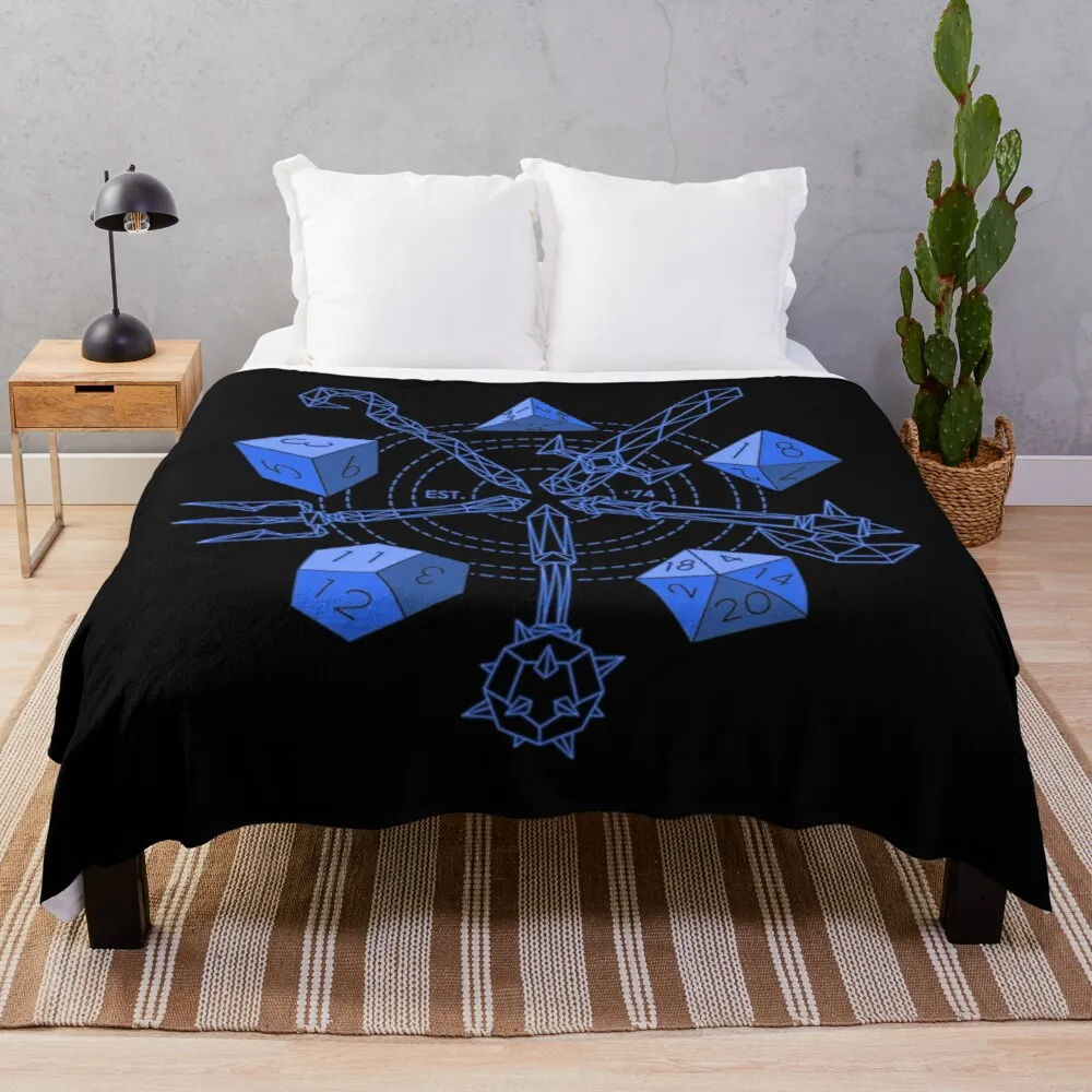 

Roleplayer - Choose Your Blue Weapon Wearable Zip Boho Bedding Decorative Bed Polynesian Design Throw Blankets
