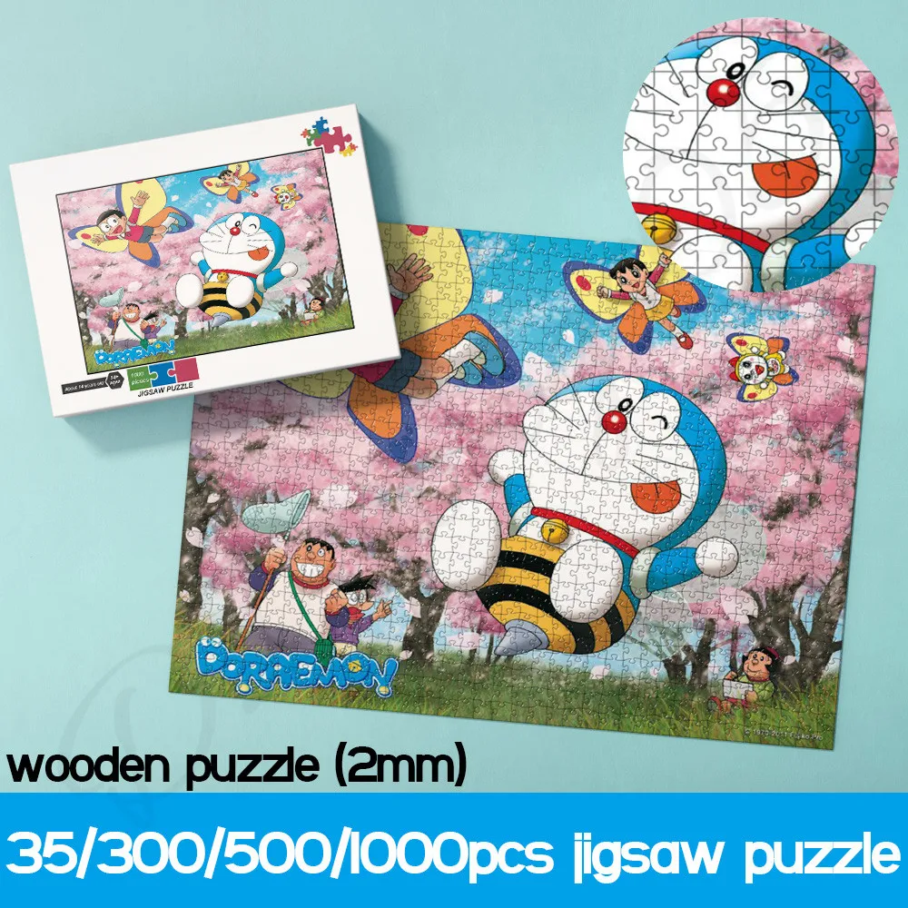 Пазлы для детей, пчела, Дораэмон, бабочка и цветущие вишни, 35 300 500 1000 шт., деревянные головоломки, игрушки для снятия напряжения, подарки
Пазлы для детей, пчела, Дораэмон, бабочка и цветущие вишни, 35 300 500 1000 шт., деревянные головоломки, игрушки для снятия напряжения, подарки