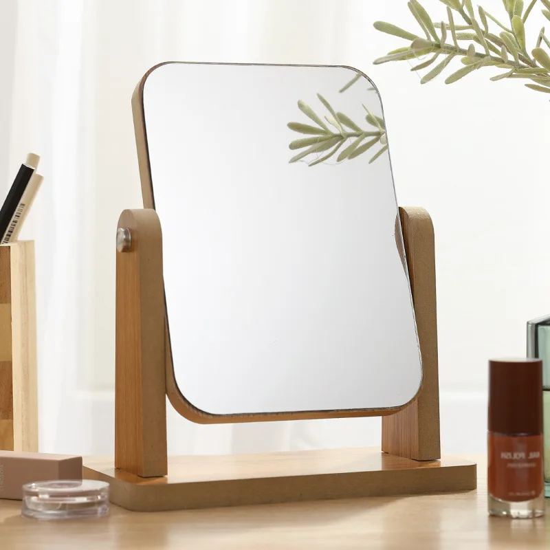 DIY Handmade MDF Stitching Wooden 360 Rotating Mirror Desktop Makeup Mirror Vanity Mirror HD Mirror
DIY Handmade MDF Stitching Wooden 360 Rotating Mirror Desktop Makeup Mirror Vanity Mirror HD Mirror