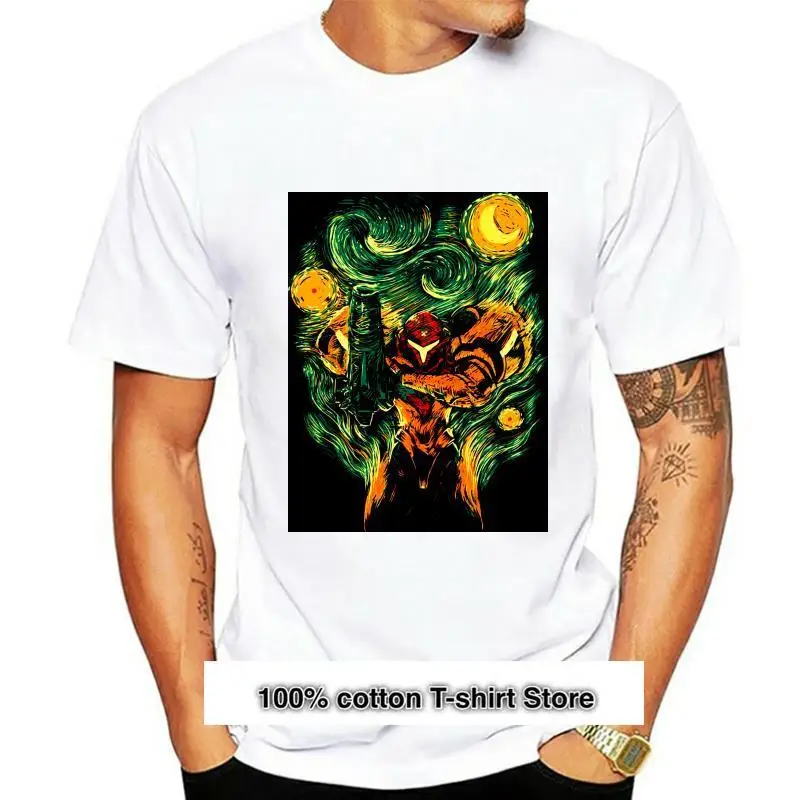 Camiseta de la noche estrellada de Van Gogh, camisa de cazador estrellado, Samus Aran
Camiseta de la noche estrellada de Van Gogh, camisa de cazador estrellado, Samus Aran