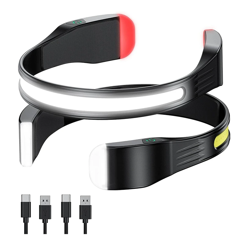 2 Pack Headlight Black Super Bright 260°Wide-Beam Waterproof Light For Camping Hiking Reading
2 Pack Headlight Black Super Bright 260°Wide-Beam Waterproof Light For Camping Hiking Reading