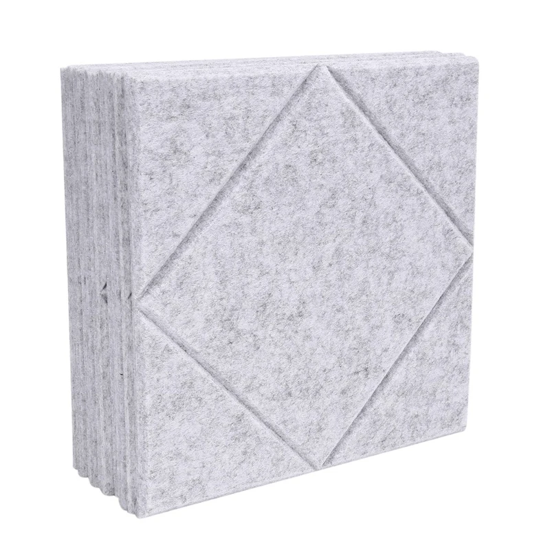 12Pack Acoustic Panels Inner Square Shape Sound Proof Padding,12X12X0.4Inches Sound Dampening Panel
12Pack Acoustic Panels Inner Square Shape Sound Proof Padding,12X12X0.4Inches Sound Dampening Panel
