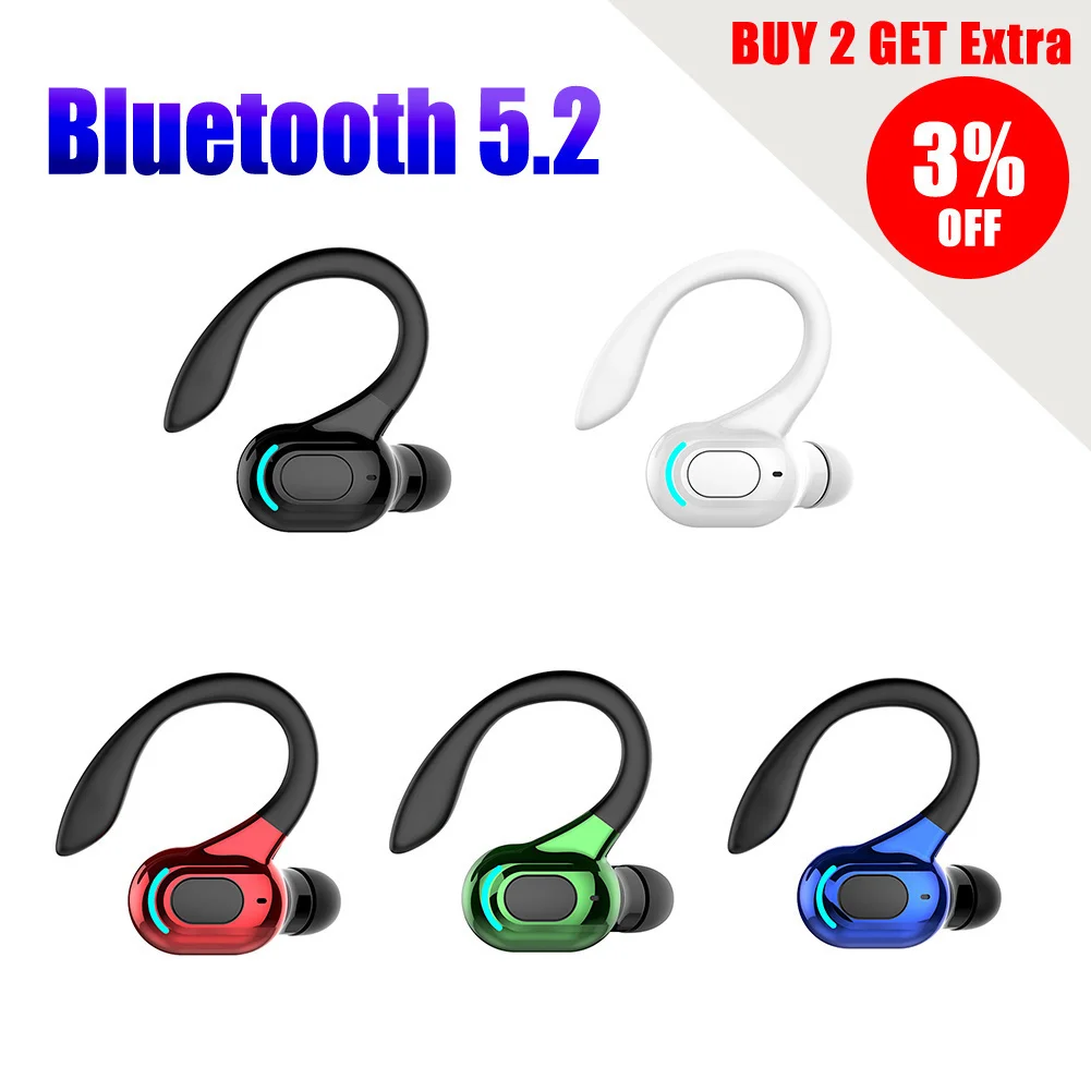 Noise Cancelling Sports Wireless Business Headphones Headset Waterproof Hanging Single Ear Earbuds Bluetooth 5.2 Earphone Best
Noise Cancelling Sports Wireless Business Headphones Headset Waterproof Hanging Single Ear Earbuds Bluetooth 5.2 Earphone Best