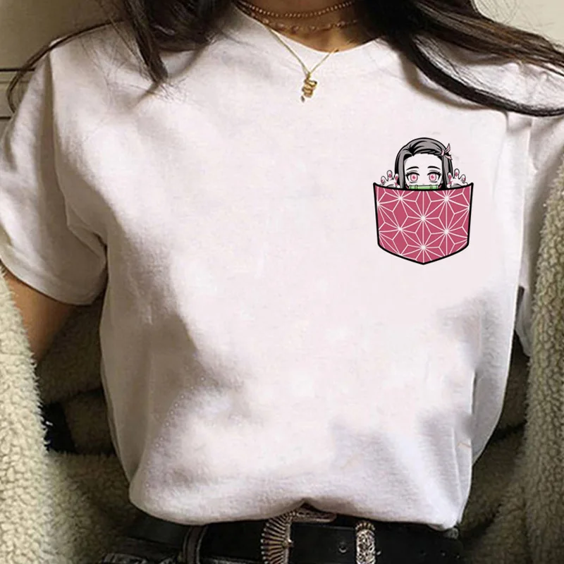 Женская футболка с 3D принтом на груди, Повседневная футболка большого размера с изображением рассекающего демонов лезвия из японского аним... 
Женская футболка с 3D принтом на груди, Повседневная футболка большого размера с изображением рассекающего демонов лезвия из японского аним...