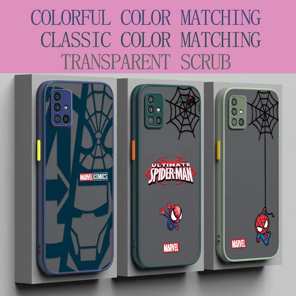 Funda Coque Matte Case For Samsung A72 A71 A70 A52 A51 A50 A42 A32 A31 A30 A22 A20S A10 A12 5G Cases Marvel's Spider-Man
Funda Coque Matte Case For Samsung A72 A71 A70 A52 A51 A50 A42 A32 A31 A30 A22 A20S A10 A12 5G Cases Marvel's Spider-Man