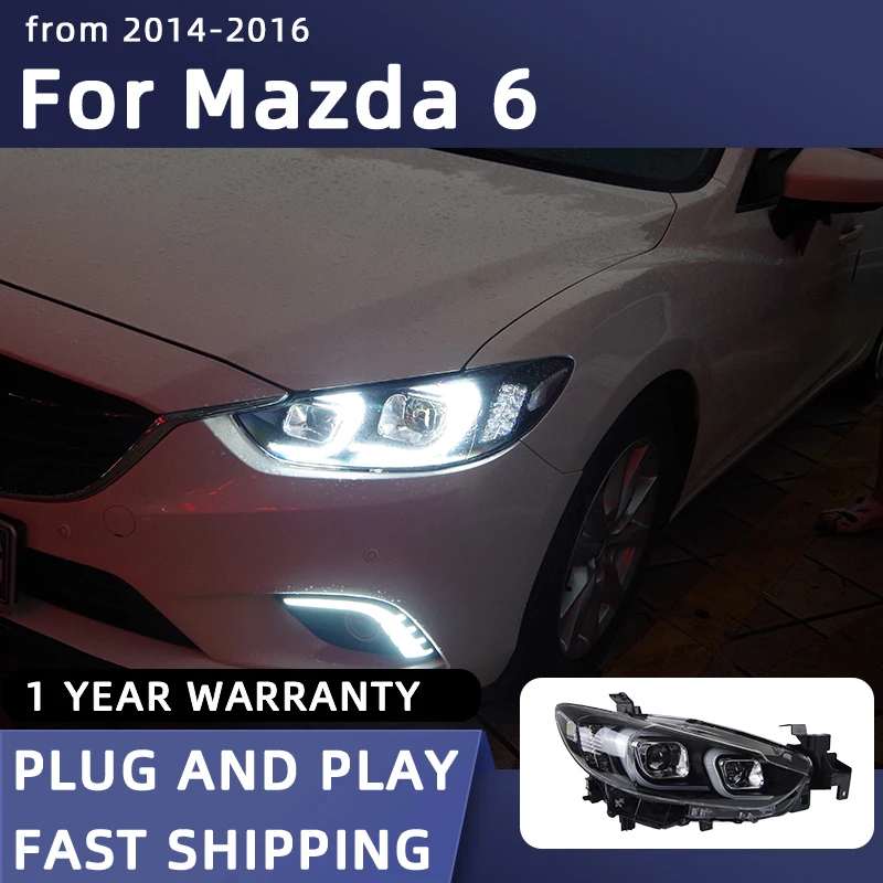 Car Styling Headlights for Atenza LED Headlight 2014-2016 Mazda 6 Head Lamp DRL Signal Projector Lens Automotive
Car Styling Headlights for Atenza LED Headlight 2014-2016 Mazda 6 Head Lamp DRL Signal Projector Lens Automotive