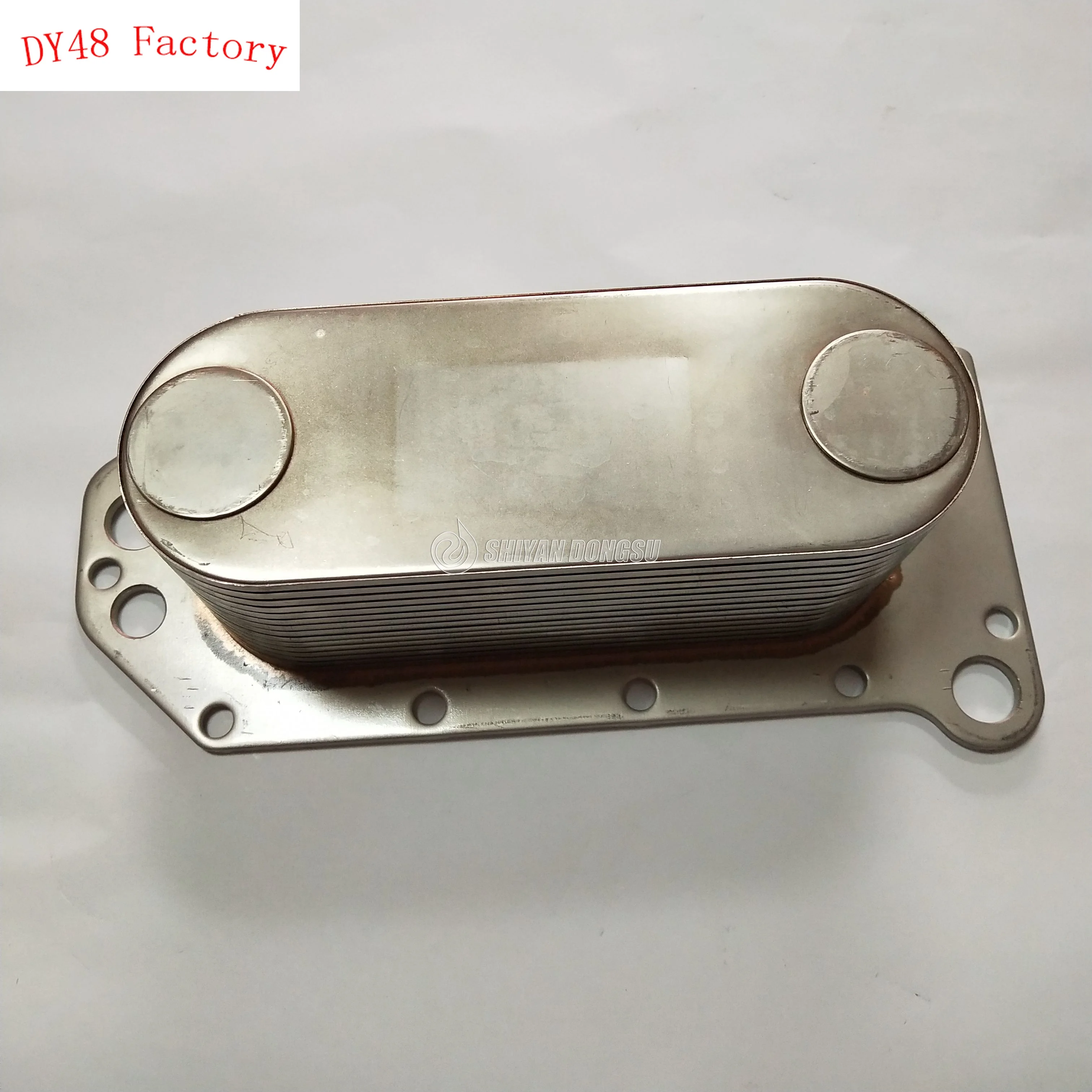 OEM 6L L375 15 Plates Diesel Engine Oil Cooler 5284362 3966365 3957533 3944464 3943460
OEM 6L L375 15 Plates Diesel Engine Oil Cooler 5284362 3966365 3957533 3944464 3943460