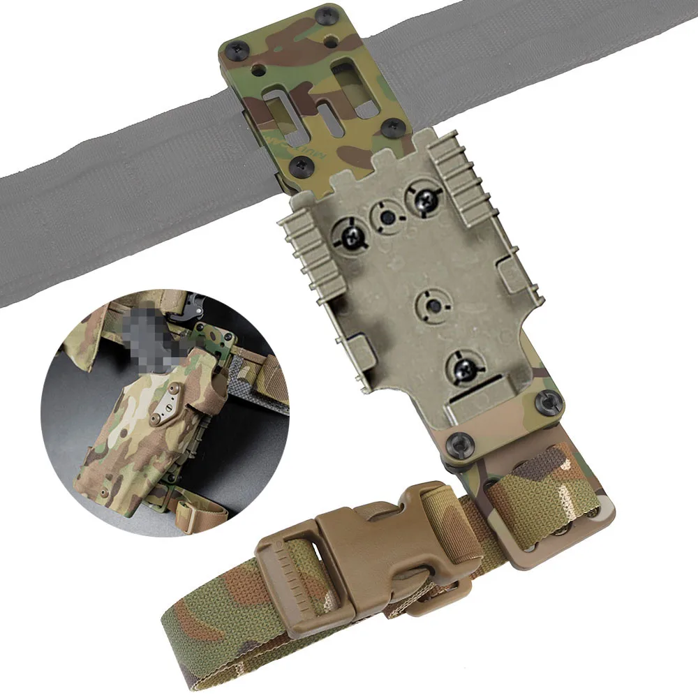 Metal Modular Holster Adapter Adjustable Safariland QLS Leg Strap Fix Kit Tactical Holster Mount Adapter Belt Carry Platform
Metal Modular Holster Adapter Adjustable Safariland QLS Leg Strap Fix Kit Tactical Holster Mount Adapter Belt Carry Platform