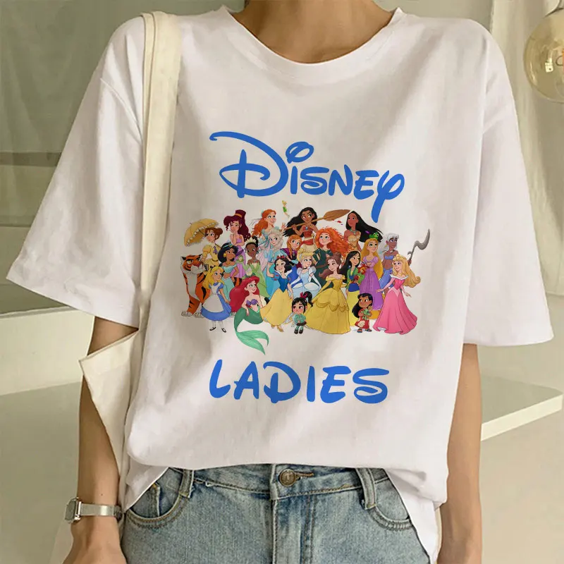 Harajuku Disney Princess Cartoon Graphic Aesthetic Short Sleeve Vintage Printed Black T Shirt Kawaii Summer Fashion Casual Tops
Harajuku Disney Princess Cartoon Graphic Aesthetic Short Sleeve Vintage Printed Black T Shirt Kawaii Summer Fashion Casual Tops