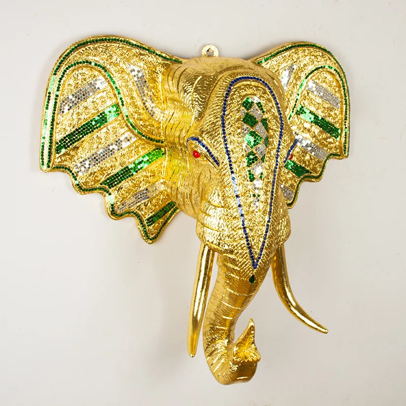 Southeast Asian Style Solid Wood Thai Crafts Living Room Mural Home Decorations Thai Pendant Elephant Head Ornaments
Southeast Asian Style Solid Wood Thai Crafts Living Room Mural Home Decorations Thai Pendant Elephant Head Ornaments