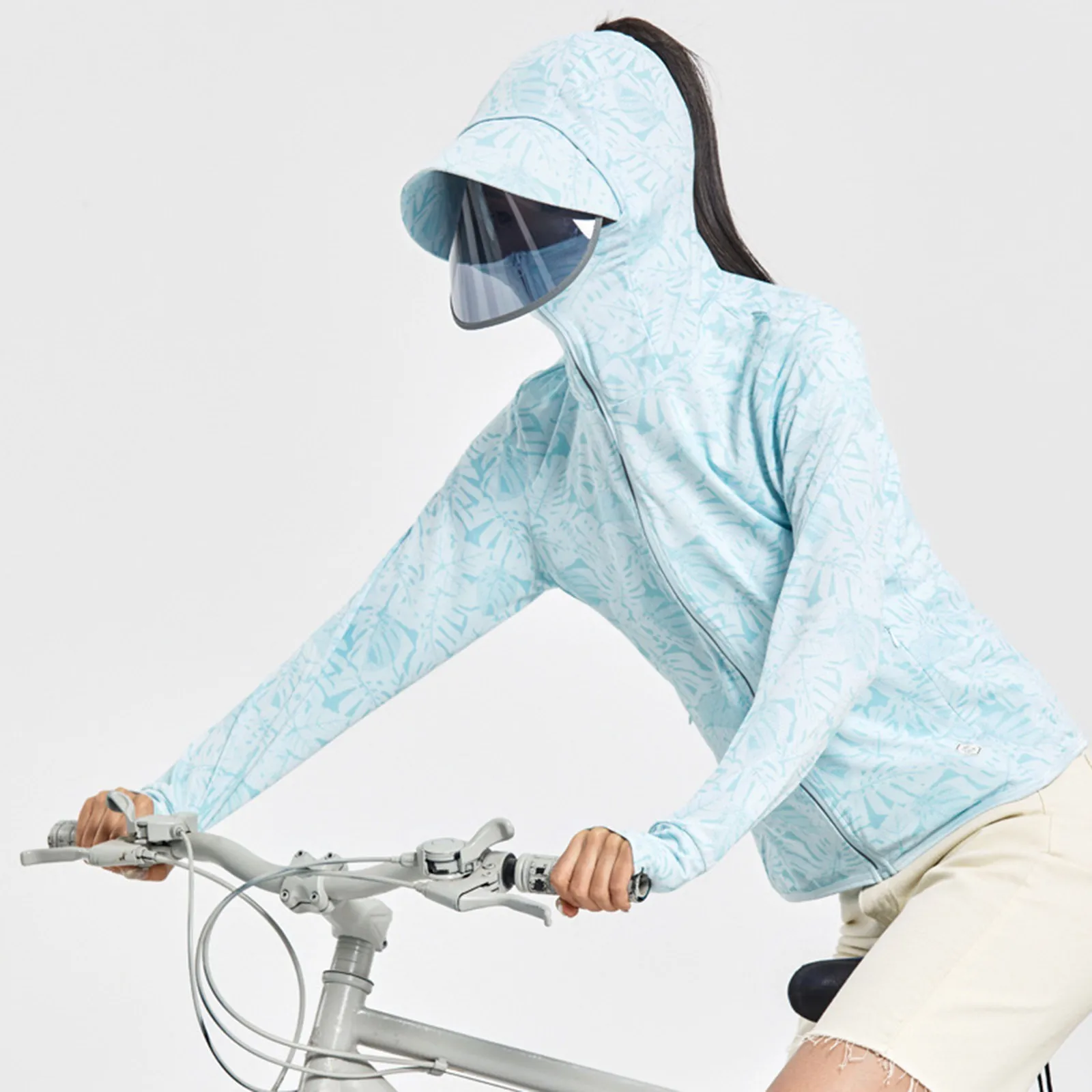 Sun Protective Clothes For Women Cycling Jacket Hooded Camouflage Windshield Bike Bicycle Wind Breaker Long Sleeve Jerseys Light
Sun Protective Clothes For Women Cycling Jacket Hooded Camouflage Windshield Bike Bicycle Wind Breaker Long Sleeve Jerseys Light
