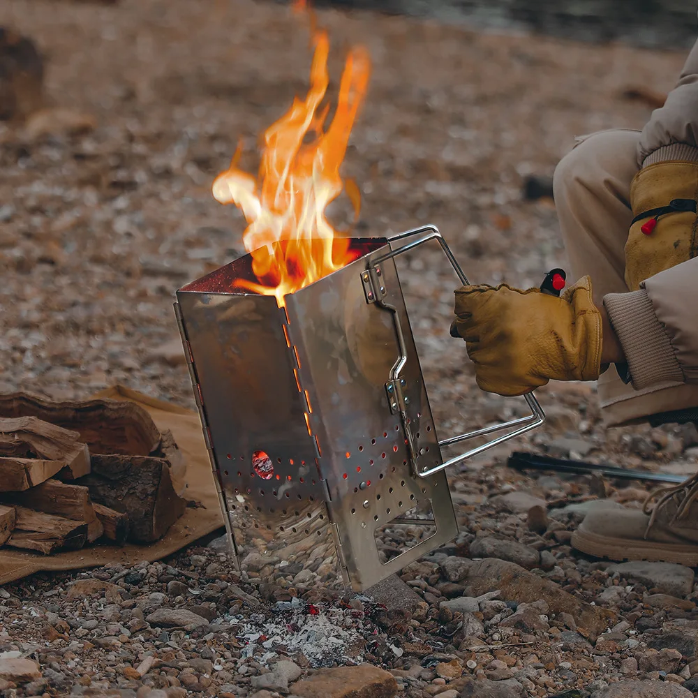 Outdoor BBQ Grill Stainless Steel Folding Fire Point Charcoal Camping Firewood Stove Portable Heating Stand Equipments Supplies
Outdoor BBQ Grill Stainless Steel Folding Fire Point Charcoal Camping Firewood Stove Portable Heating Stand Equipments Supplies