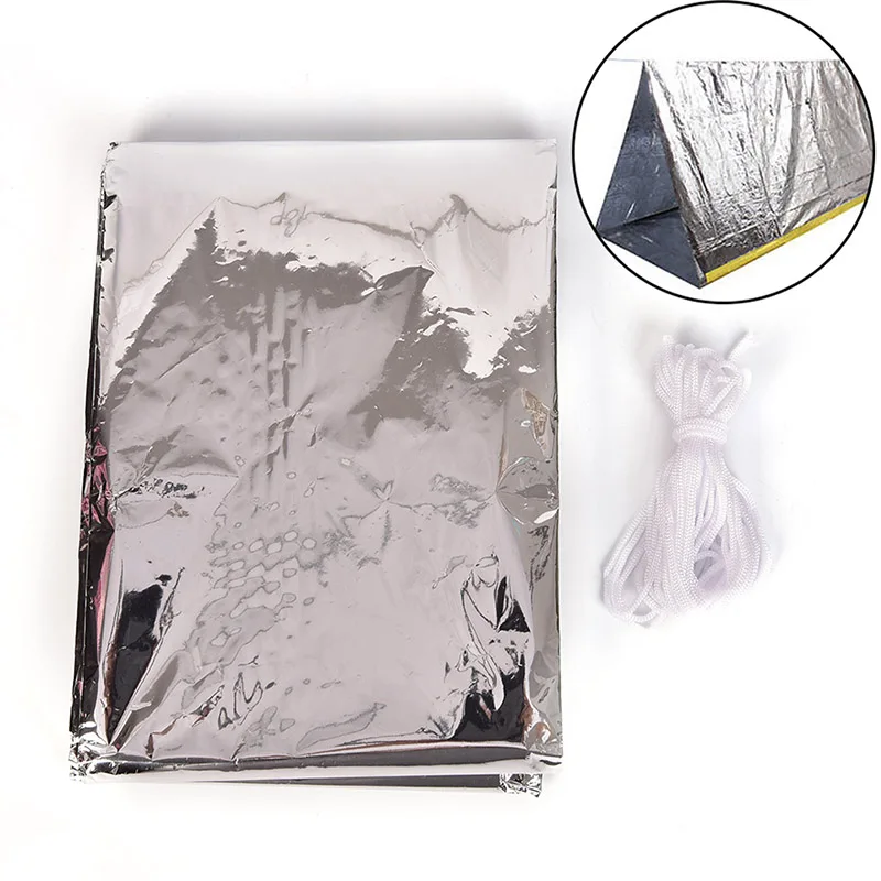 1.3*2.1m Camping Emergency Blanket First Aid Survival Rescue Curtain Tent Tools Outdoor Hiking Life-saving Foil Thermal kit 1PC
1.3*2.1m Camping Emergency Blanket First Aid Survival Rescue Curtain Tent Tools Outdoor Hiking Life-saving Foil Thermal kit 1PC