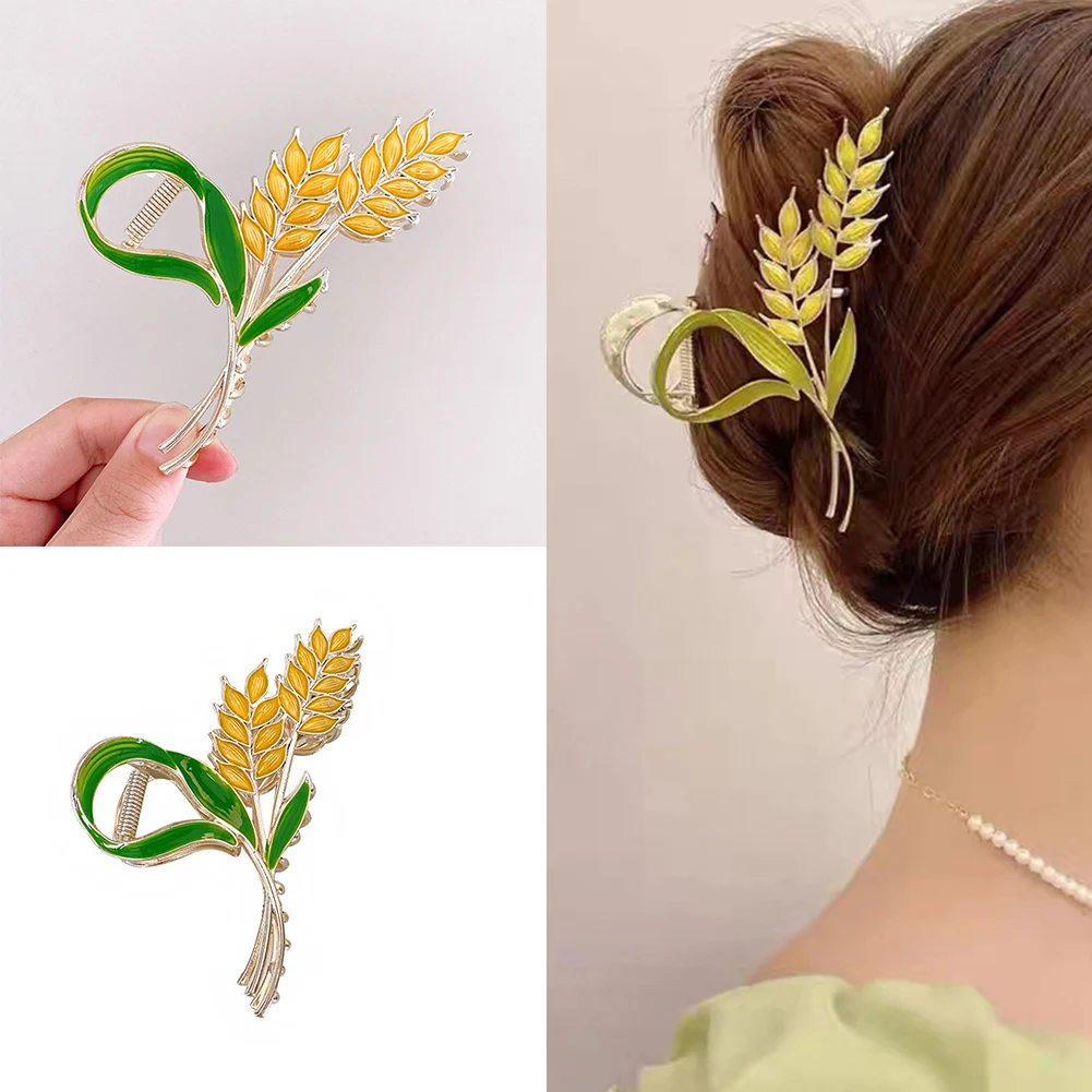 Wheat Hair Claws 3D Wheat Hairpin For Women Girls Shark Clip Hair Accessories Hair Clip 2022 Summer New Fashion Korean
Wheat Hair Claws 3D Wheat Hairpin For Women Girls Shark Clip Hair Accessories Hair Clip 2022 Summer New Fashion Korean