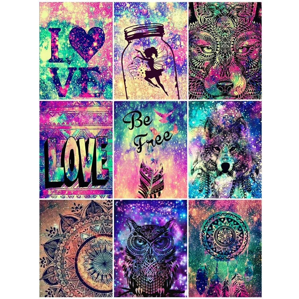 Алмазная живопись 5D «сделай сам», Набор для вышивки крестиком из серии с изображением красочных животных, пейзажей, мозаика, Декор, подарки
Алмазная живопись 5D «сделай сам», Набор для вышивки крестиком из серии с изображением красочных животных, пейзажей, мозаика, Декор, подарки