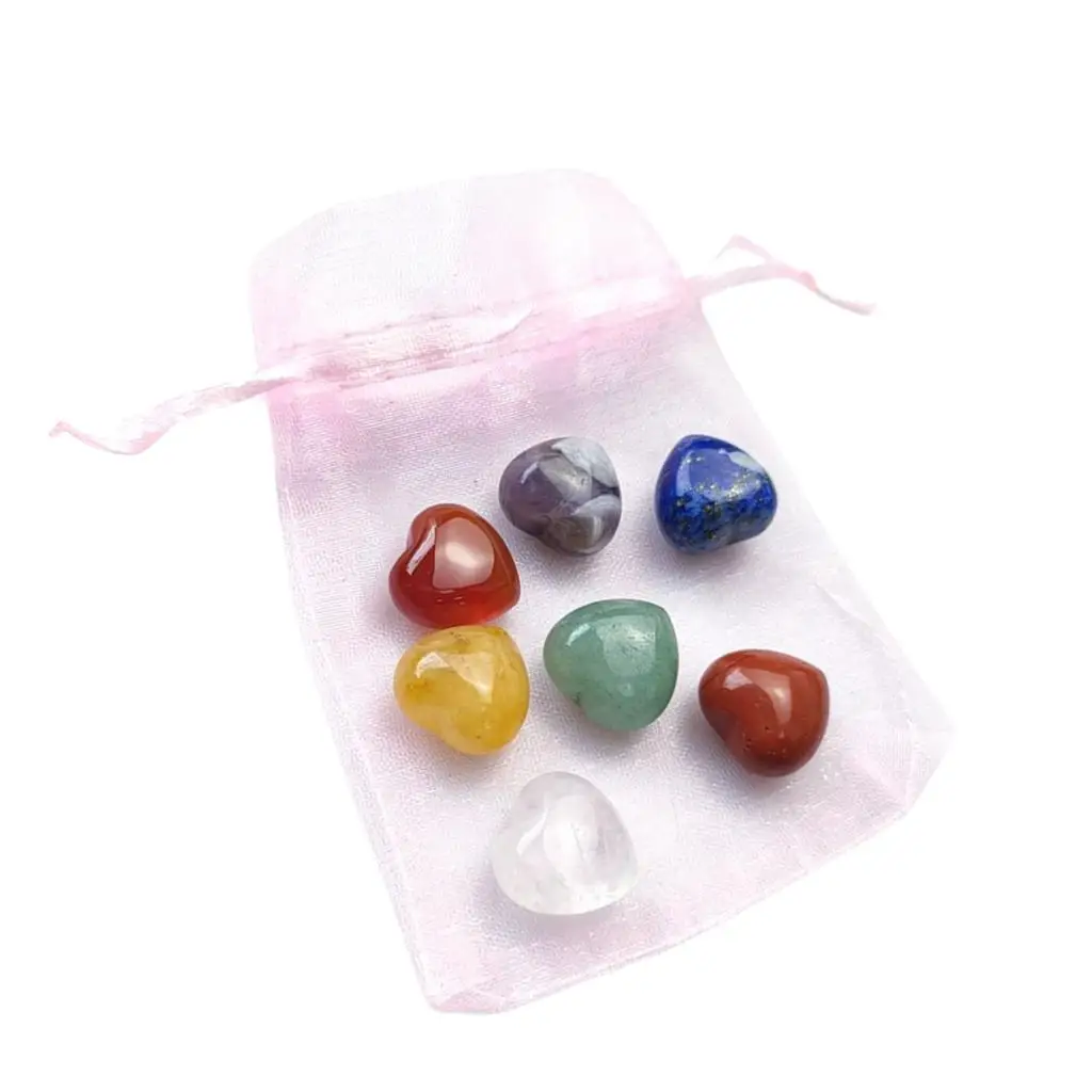 7Pcs Chakras Rose Quartz Energy Gemstone W/ Storage Bag Quartz Crystal Polished Stone for Home Decoration Lover Gifts
7Pcs Chakras Rose Quartz Energy Gemstone W/ Storage Bag Quartz Crystal Polished Stone for Home Decoration Lover Gifts
