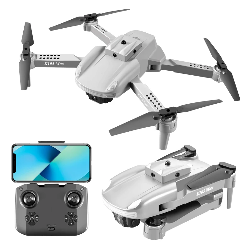 New K105 MAX Mini Drone Professional 4K HD Camera WIFI FPV Infrared Obstacle Avoidance Height Keeping Brushless Helicopter Gift
New K105 MAX Mini Drone Professional 4K HD Camera WIFI FPV Infrared Obstacle Avoidance Height Keeping Brushless Helicopter Gift