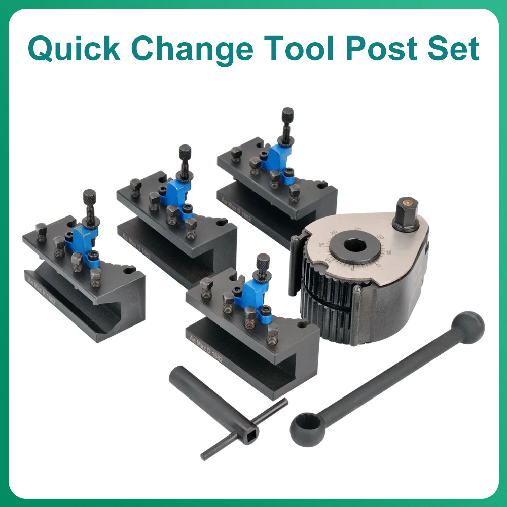 Lathe Quick Change Tool Post Set 12x12mm Tool Rest For WM210V&WM180V&0618 Swing Over Bed 120-220mm
Lathe Quick Change Tool Post Set 12x12mm Tool Rest For WM210V&WM180V&0618 Swing Over Bed 120-220mm