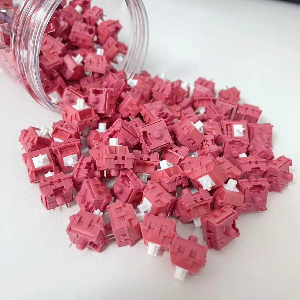 KTT Grape Fruit Switch Content Linear Red Color 3 Pins POM Axis 45g Trigger Force Customize GK61 Anne Pro 2 Mechanical Keyboard
KTT Grape Fruit Switch Content Linear Red Color 3 Pins POM Axis 45g Trigger Force Customize GK61 Anne Pro 2 Mechanical Keyboard