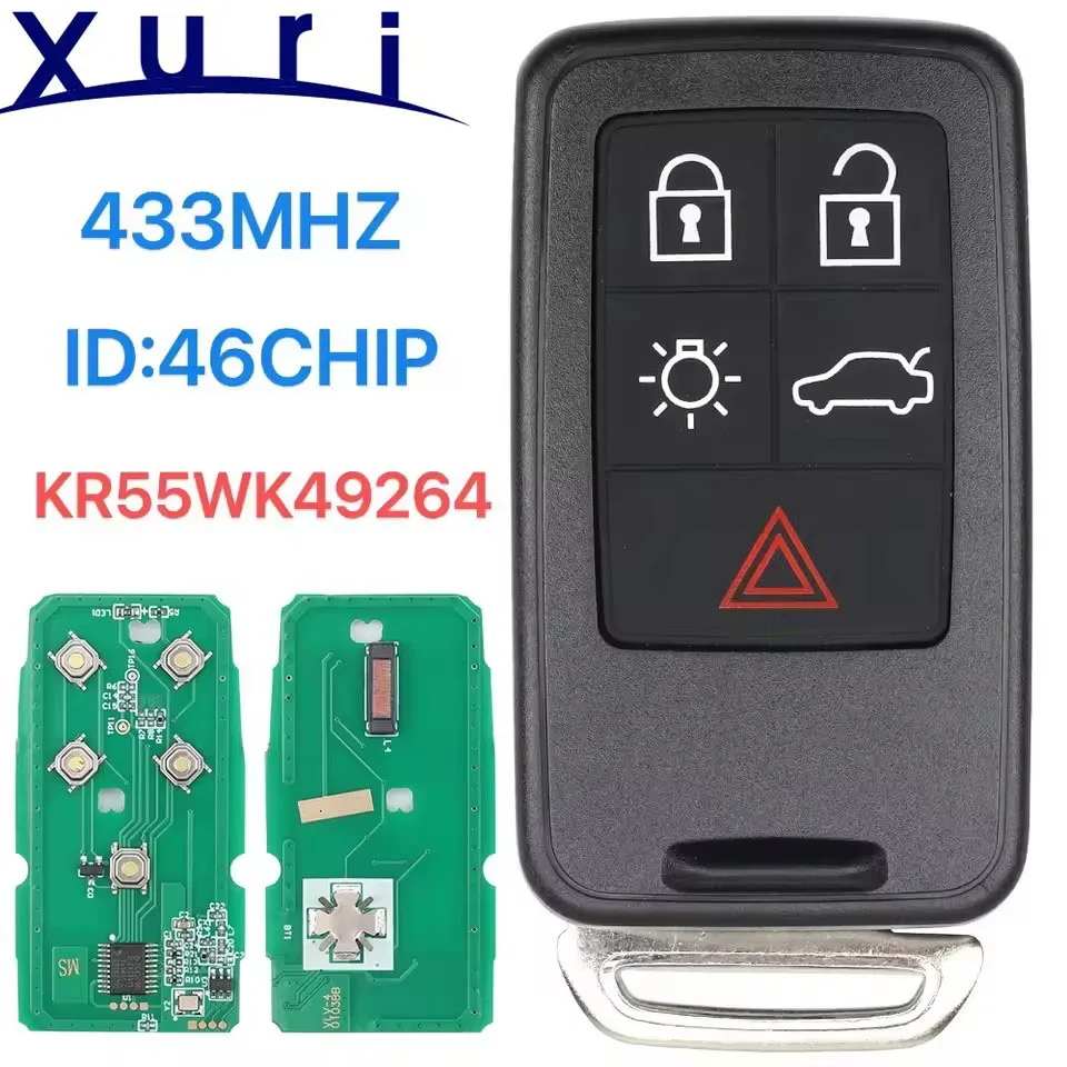 Половина Smart/Keyless Go 434/868/902 МГц ID46 Умный автомобильный дистанционный ключ для Volvo V40 V60 V70 S60 S60L XC60 XC70 S90 XC90 S80 byLiberty A
Половина Smart/Keyless Go 434/868/902 МГц ID46 Умный автомобильный дистанционный ключ для Volvo V40 V60 V70 S60 S60L XC60 XC70 S90 XC90 S80 byLiberty A