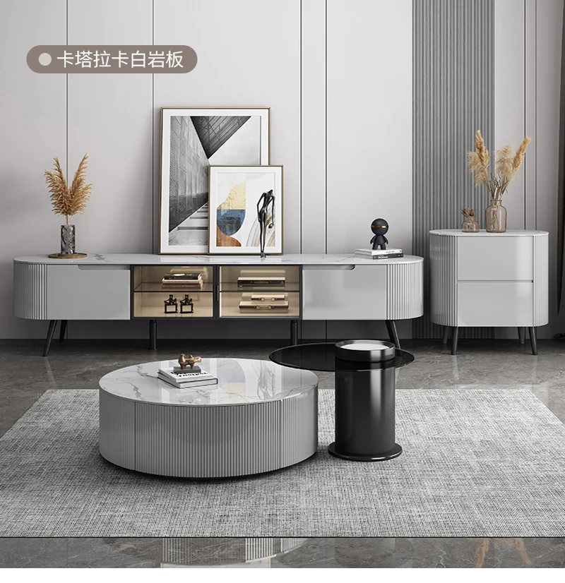 1Rock TV Cabinet Modern Minimalist Living Room Minimalist Solid Wood Integrated Wall Light Luxury Household Small-sized
1Rock TV Cabinet Modern Minimalist Living Room Minimalist Solid Wood Integrated Wall Light Luxury Household Small-sized