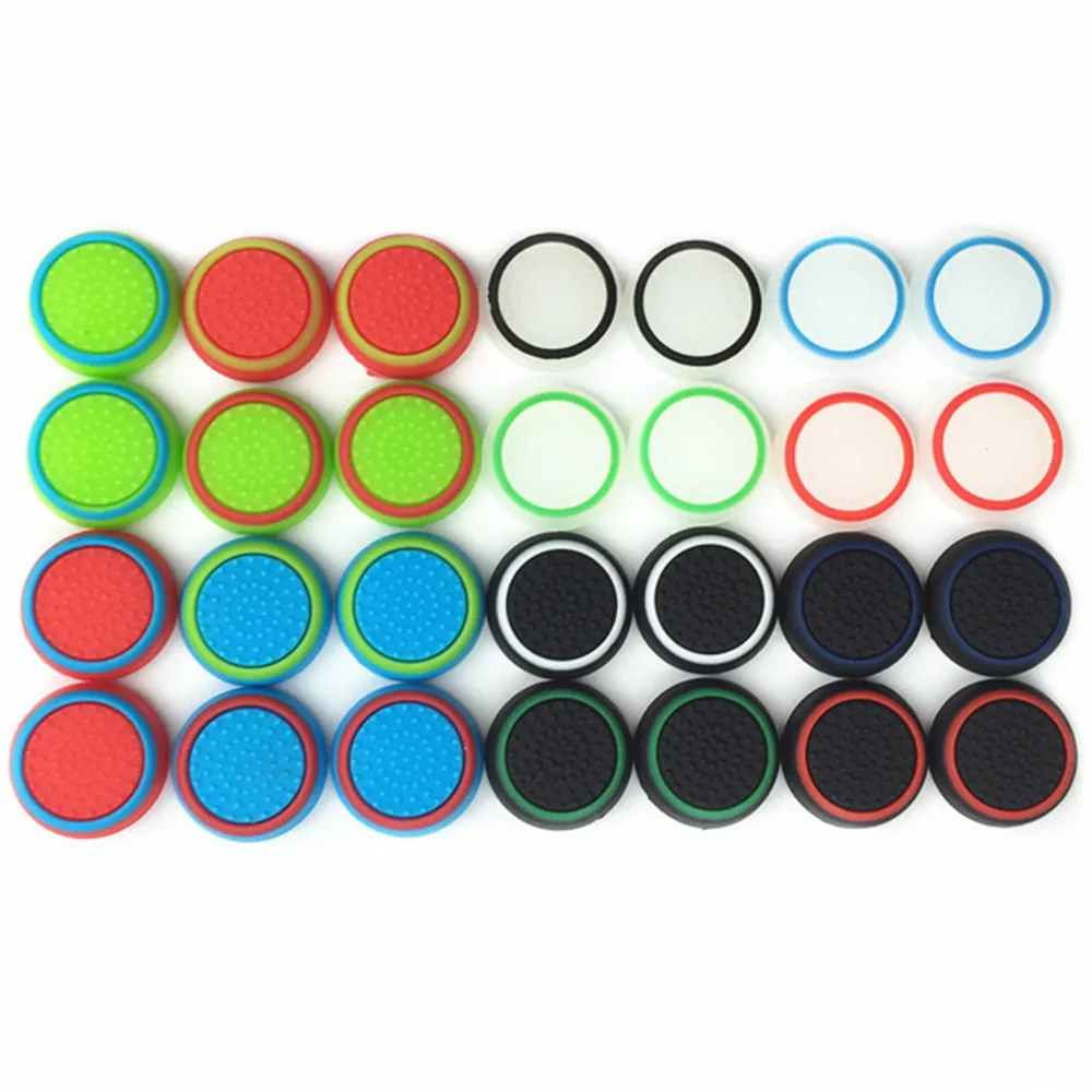

200 PCS Analog Thumb Stick Grips Caps for Dualshock 5 4 PS5 PS4 PS3 Controller Thumbsticks Cover for XBox One X S 360