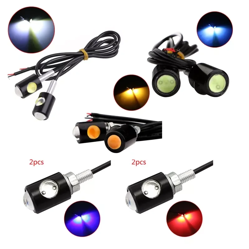 1Pair Universal Motorcycle LED Mini Eagle Eye Shape License Plate Light Decorative Lights Rear Tail Lights
1Pair Universal Motorcycle LED Mini Eagle Eye Shape License Plate Light Decorative Lights Rear Tail Lights