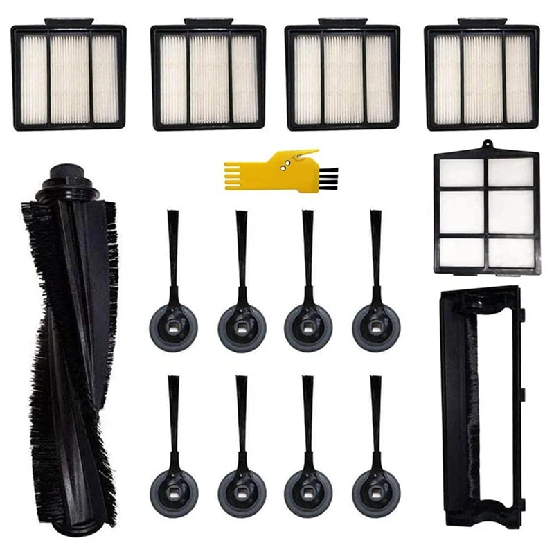 Roller Brush Filter Brush Cover Replacement Compatible for Shark ION Robot S87 R85 RV850 Vacuum Cleaner Accessories
Roller Brush Filter Brush Cover Replacement Compatible for Shark ION Robot S87 R85 RV850 Vacuum Cleaner Accessories