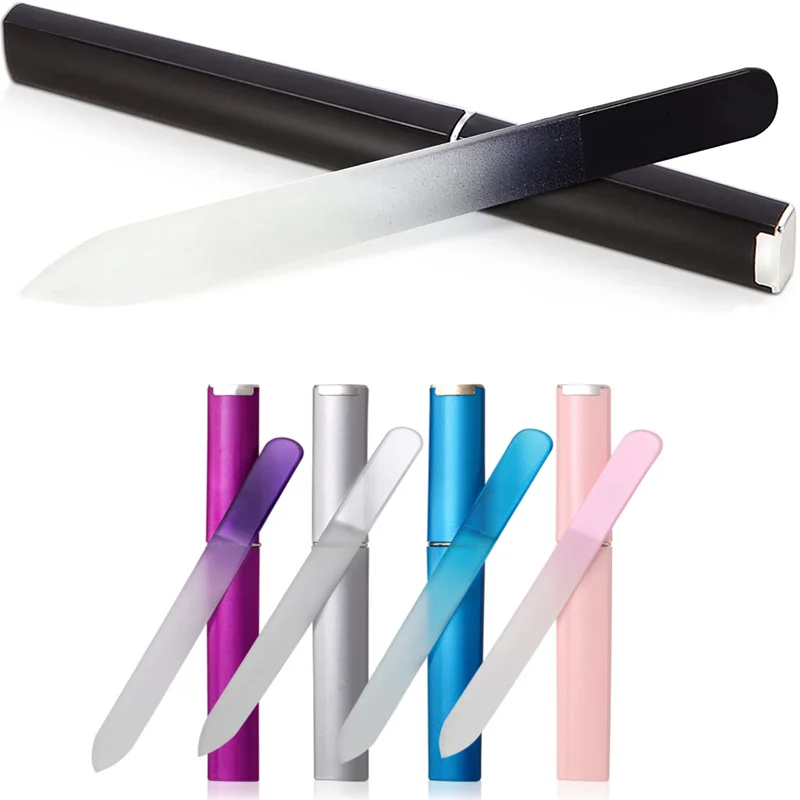 1Pc Crystal Glass Nail File with Case Double Sided Nail Art Files Professional Manicue Tools for Natural Fingernail Acrylic Nail
1Pc Crystal Glass Nail File with Case Double Sided Nail Art Files Professional Manicue Tools for Natural Fingernail Acrylic Nail