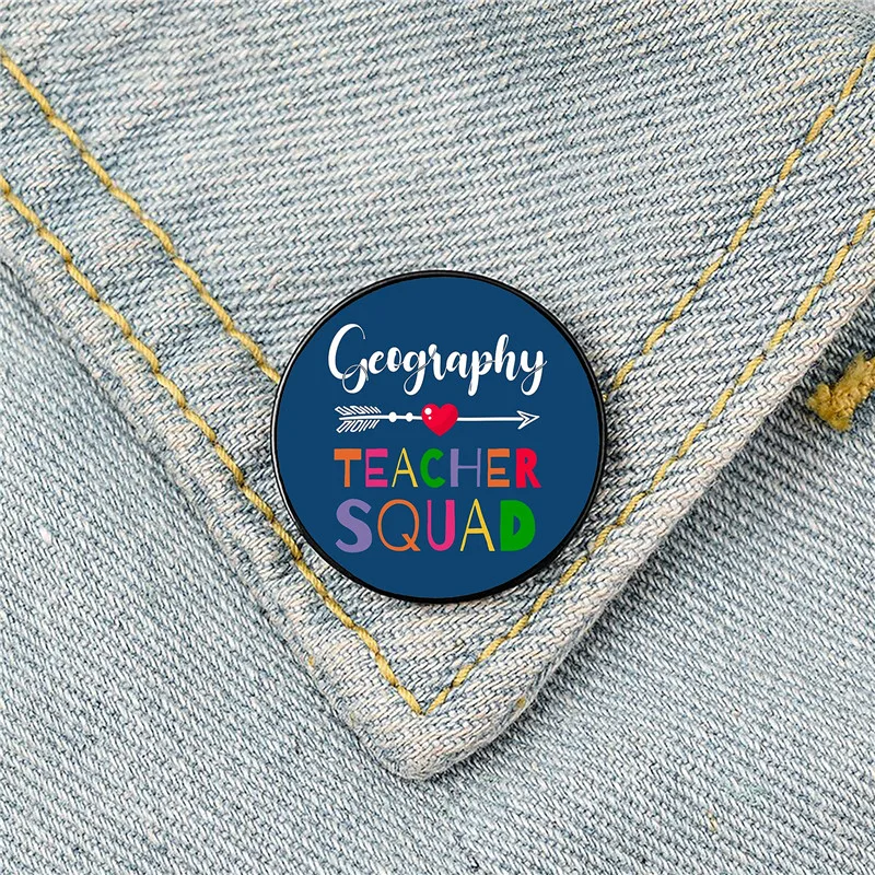 Awesome Geography Teacher Squad Colleague Pin Custom Brooches Shirt Lapel teacher tote Bag Badge gift brooches pins for women 
Awesome Geography Teacher Squad Colleague Pin Custom Brooches Shirt Lapel teacher tote Bag Badge gift brooches pins for women