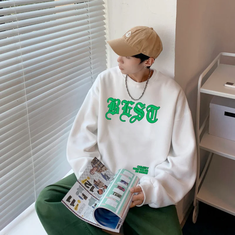 2023 Men's New Simple Fashion Personality Letter Print Casual Round Neck Pullover Comfortable Versatile Long Sleeve Sweatshirts
2023 Men's New Simple Fashion Personality Letter Print Casual Round Neck Pullover Comfortable Versatile Long Sleeve Sweatshirts