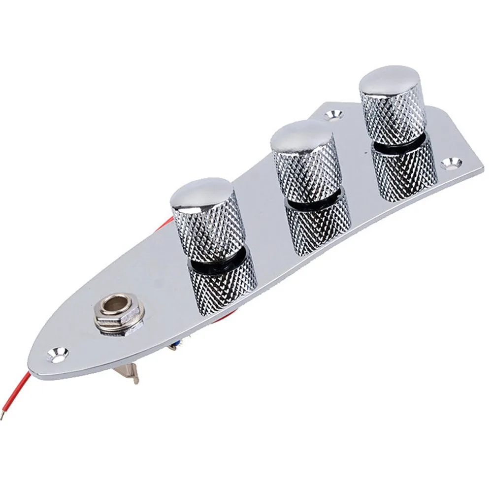 JB Switch Control Plate Assembly Knobs Pots Loaded Wired Switch Control Plate For FD Jazz Bass Guitar Parts With 3 Colors
JB Switch Control Plate Assembly Knobs Pots Loaded Wired Switch Control Plate For FD Jazz Bass Guitar Parts With 3 Colors